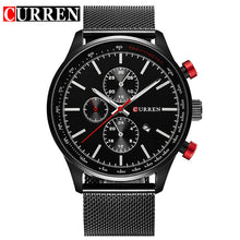 New CURREN Watches Luxury Top Brand Men Watch Full Steel Fashion Quartz-Watch Casual Male Sports Wristwatch Date Clock Relojes