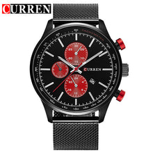 New CURREN Watches Luxury Top Brand Men Watch Full Steel Fashion Quartz-Watch Casual Male Sports Wristwatch Date Clock Relojes