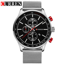 New CURREN Watches Luxury Top Brand Men Watch Full Steel Fashion Quartz-Watch Casual Male Sports Wristwatch Date Clock Relojes