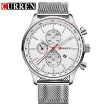 New CURREN Watches Luxury Top Brand Men Watch Full Steel Fashion Quartz-Watch Casual Male Sports Wristwatch Date Clock Relojes