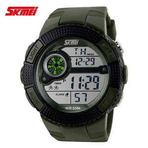 2016 Skmei Brand Men's LED Digital Watch Military Watch Running Dress Sports Watches Fashion Outdoor Wristwatches Reloj Hombre