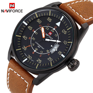New Fashion Top Luxury Brand Naviforce Sports Watches Men Quartz Ultra Thin dial Clock Sports Military Watch Relogio masculino