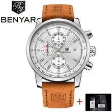BENYAR Fashion Chronograph Sport Mens Watches Top Brand Luxury Quartz Watch Reloj Hombre 2017 Clock Male hour relogio Masculino