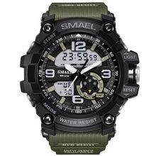 SMAEL Digital Watch Men Sport Super Cool Men's Quartz Sports Watches Luxury Brand LED Military Wristwatch Male xfcs