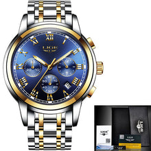 2017 New Watches Men Luxury Brand LIGE Chronograph Men Sports Watches Waterproof Full Steel Quartz Men's Watch Relogio Masculino