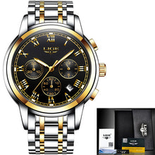 2017 New Watches Men Luxury Brand LIGE Chronograph Men Sports Watches Waterproof Full Steel Quartz Men's Watch Relogio Masculino