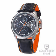 Fashion Quartz Chronograph Watch Mens Watches Top Brand Luxury Leather Military Wrist Watches for Men Clock relogio masculino