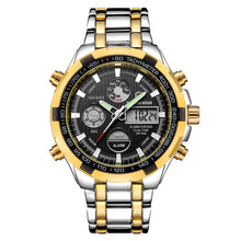 GOLDENHOUR Luxury Brand Waterproof Military Sport Watches