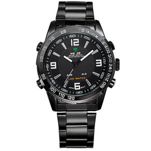 2018 New Watches Men Luxury Brand Weide Full Steel Quartz Clock Led