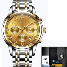 2017 New Watches Men Luxury Brand LIGE Chronograph Men Sports Watches Waterproof Full Steel Quartz Men's Watch Relogio Masculino