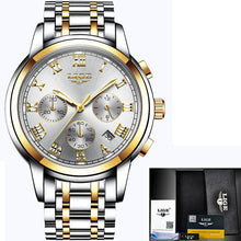 2017 New Watches Men Luxury Brand LIGE Chronograph Men Sports Watches Waterproof Full Steel Quartz Men's Watch Relogio Masculino