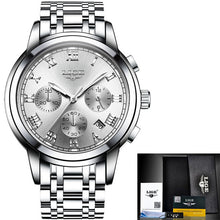 2017 New Watches Men Luxury Brand LIGE Chronograph Men Sports Watches Waterproof Full Steel Quartz Men's Watch Relogio Masculino
