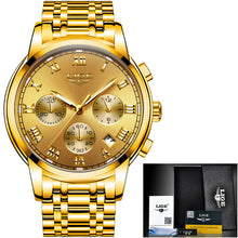 2017 New Watches Men Luxury Brand LIGE Chronograph Men Sports Watches Waterproof Full Steel Quartz Men's Watch Relogio Masculino