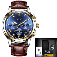 2017 New Watches Men Luxury Brand LIGE Chronograph Men Sports Watches Waterproof Full Steel Quartz Men's Watch Relogio Masculino