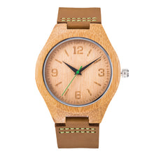 Mens UWOOD Luxury Quartz Watch Casual Bamboo Wood Watch World Map Compass Casual Fashion Wood Bamboo Watch