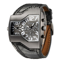 Oulm Brand Quartz Watch Male Outdoor Sport Wristwatches Multiple Time Zone Mens Designer Watches Top Luxury Brand Men Watch