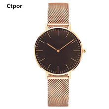 Ctpor Luxury Brand Watches No Logo Men Women Neutral Casual Fashion Clock Leather Nylon Quartz Horse Wrist watch relogio XF1007