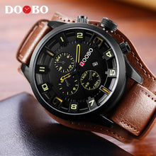 relogio masculino DOOBO Watch Men Military Quartz Watch Men Watches Top Brand Luxury Leather Strap Sports Wristwatch Date Clock